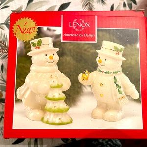 Lenox Salt and Pepper Snowman’s